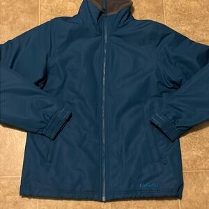 Cabelas fleece lined full zip jacket